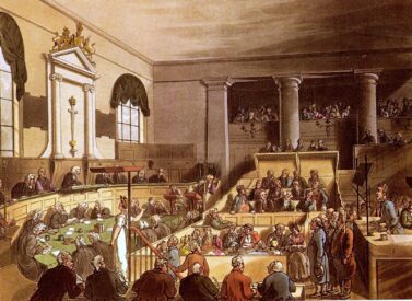 The Old Bailey, Known Also as the Central Criminal Court", from Volume 2 of The Microcosm of London