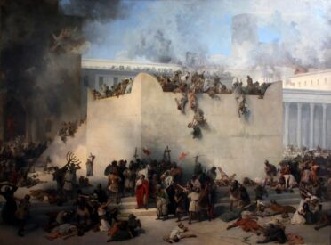 Francesco Hayez: The destruction of the temple of Jerusalem