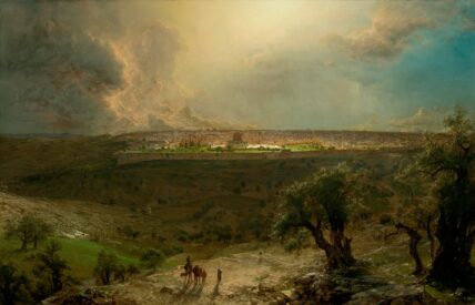 Church Frederick Edwin Jerusalem from the Mount of Olives
