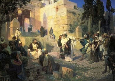 Vasily Polenov: Christ and the woman taken in adultery