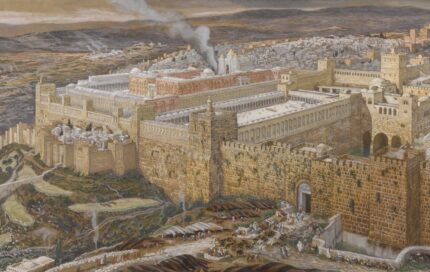 Reconstruction of Jerusalem and the Temple of Herod James Tissot